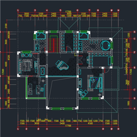 CAD图纸-整套欧式别墅设计装修图
