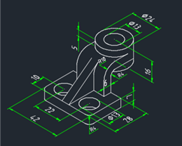 4-3 机械零件轴测图画法实例讲解2