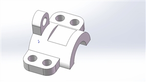 Solidworks拉伸与孔特征零件建模