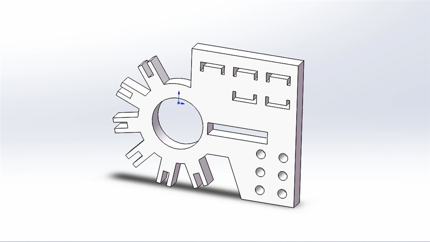 Solidworks机械草图建模实例