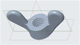 PROE-CREO 蝶形螺母建模教程
