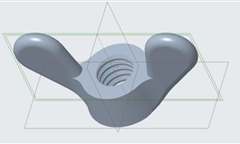 PROE-CREO 蝶形螺母建模教程
