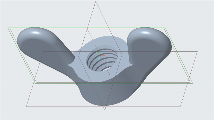 PROE-CREO 蝶形螺母建模教程