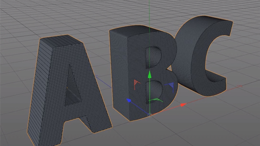 C4D文本工具讲解教程