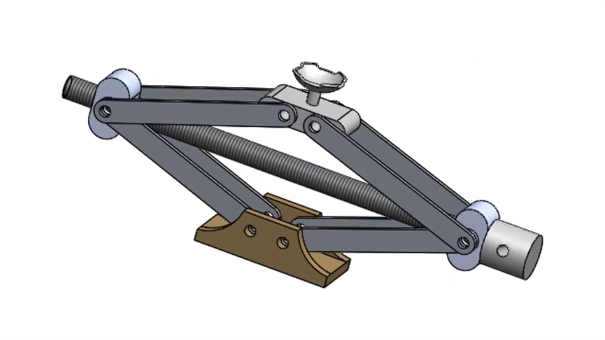 Solidwoks车用千斤顶运动仿真教程