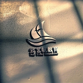 灰色墙壁LOGO样机效果贴图