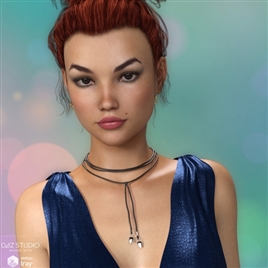 [独立角色] Daz 3D高清女性模型头发