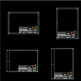 国家标准CAD图框模板