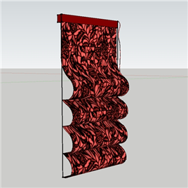 室内草图大师窗帘模型