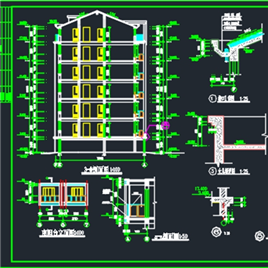 单元式多层住宅建筑施工图