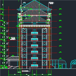 某办公楼建筑施工图