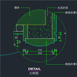 一款酒店装修施工图-电梯间