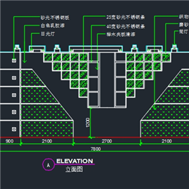 一款酒店装修施工图-接待室