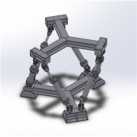 RB-10-009八面体的六足并联机器人机构