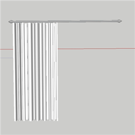 室内草图大师窗帘模型