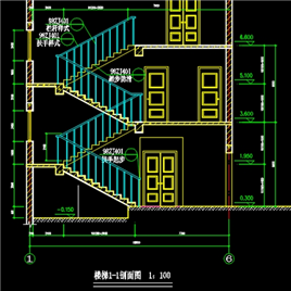 小型别墅建筑施工图