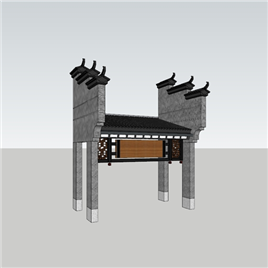 云艺帆资源-大门模型2