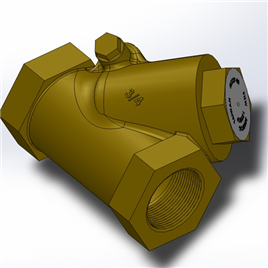 Y型内螺纹黄铜过滤器DN20