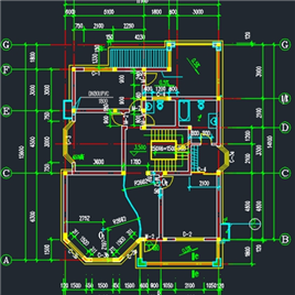 长沙某别墅建筑图